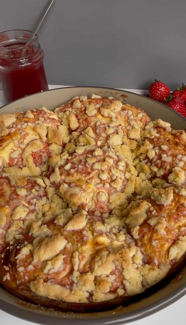 Erdbeere Cheescake Crumble