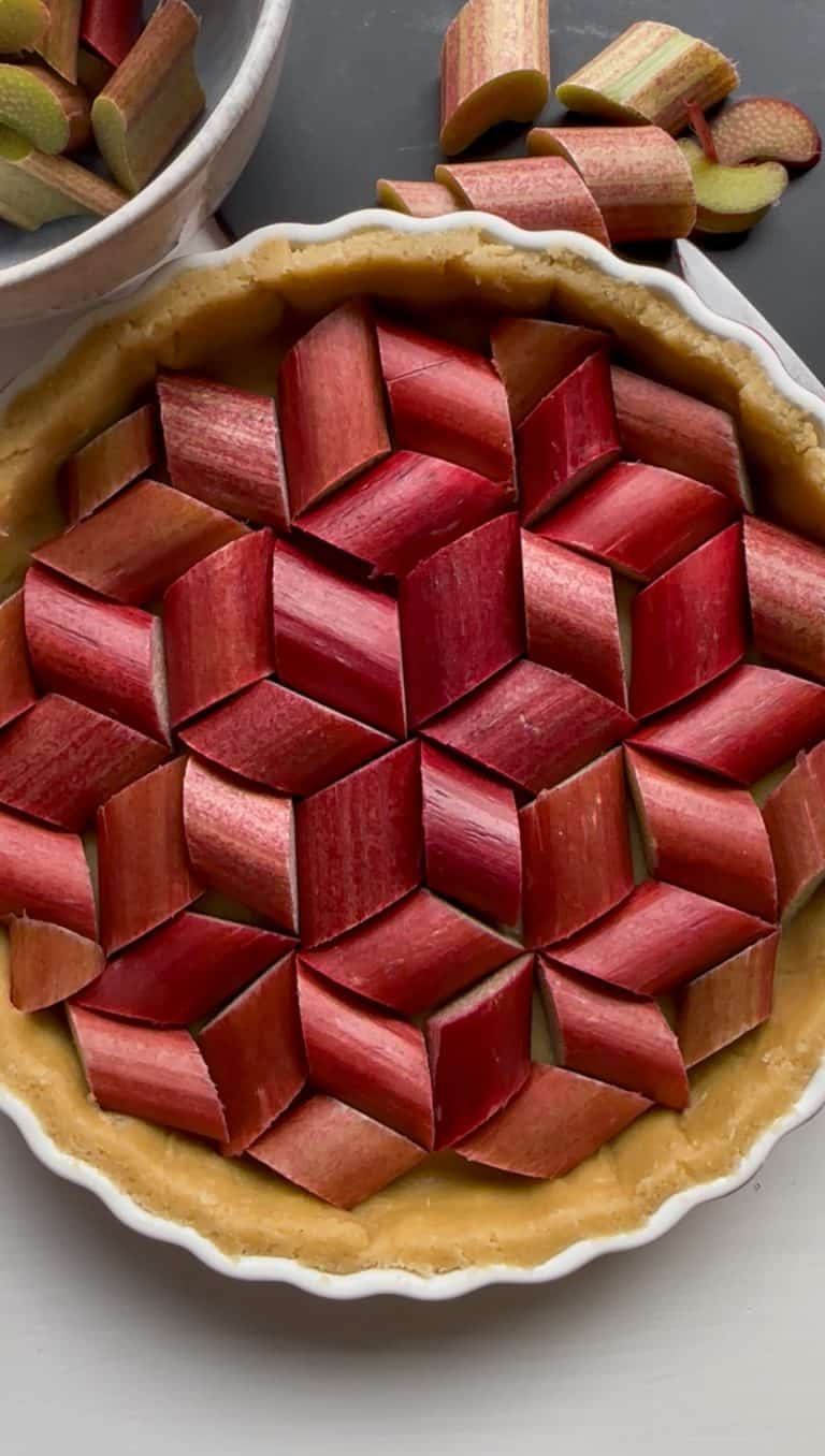 Rhabarber Vanille Tarte