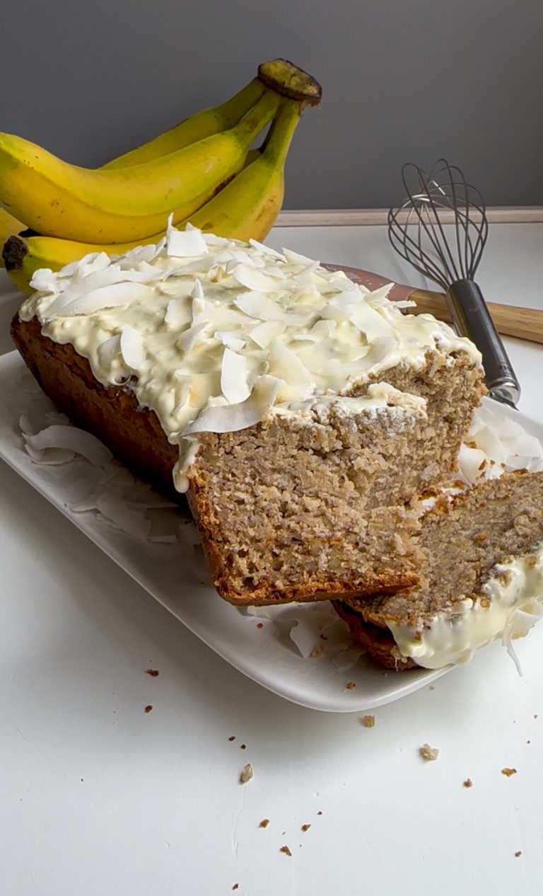 Kokos-Bananenbrot Raffaello Style