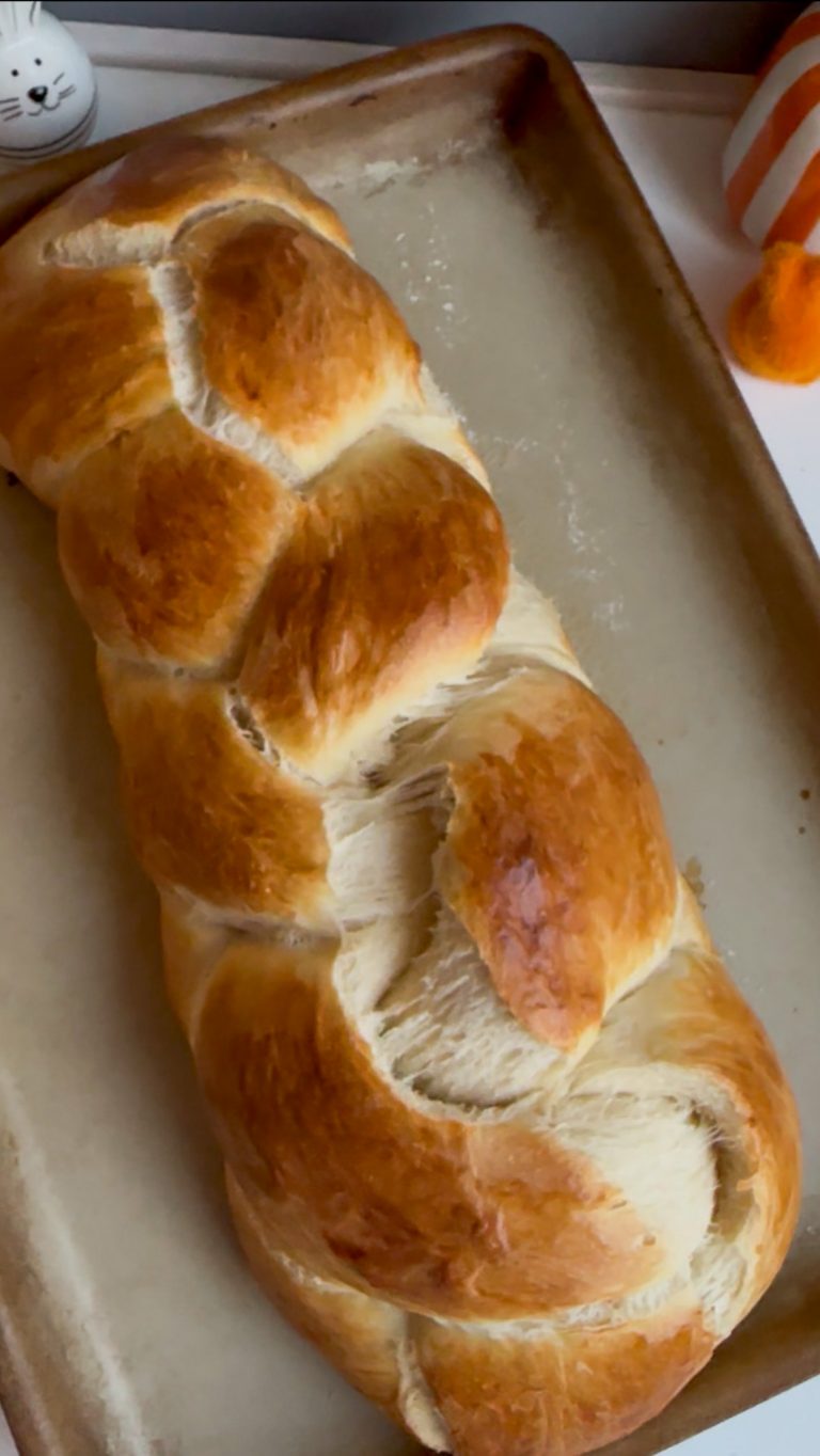 Hefezopf mit Lievito Madre